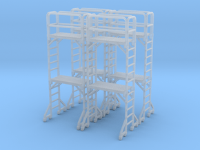 Scaffold 02. HO Scale (1:87) in Smooth Fine Detail Plastic