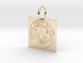 PCDS Pendant/Keychain in 14K Yellow Gold