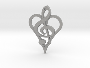 Music From The Heart Pendant in Aluminum