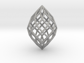 0496 Polar Zonohedron E [8] #001 in Aluminum