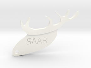 Poroze Saab in White Processed Versatile Plastic