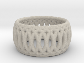 Ring of Rings - 16.6mm Diam in Natural Sandstone