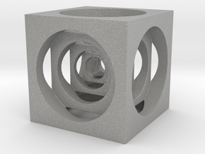 AWESOME CUBE in Aluminum