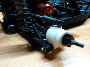 B5M Rear hubs 2mm height offset in White Natural Versatile Plastic