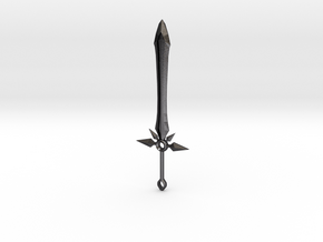 Sun Sword in Polished and Bronzed Black Steel