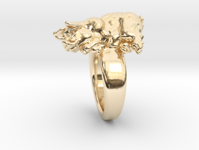 Pig Ring (size 10) in 14K Yellow Gold