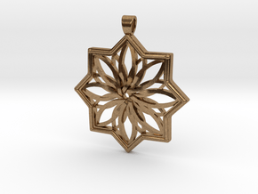 PENDANT 6 in Natural Brass