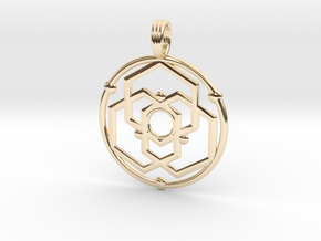 SATURNIAN MAGNETISM in 14k Gold Plated Brass