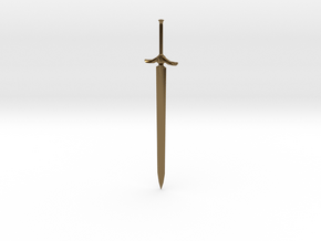 Small Claymore in Polished Bronze