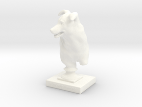 Sculpture in White Processed Versatile Plastic