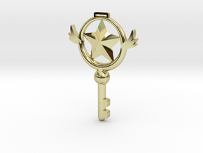 Sakura Key in 18k Gold Plated Brass