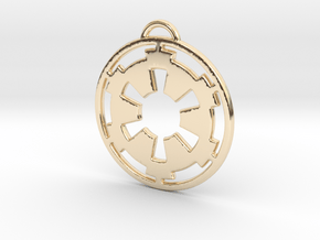 Imperial keychain in 14k Gold Plated Brass