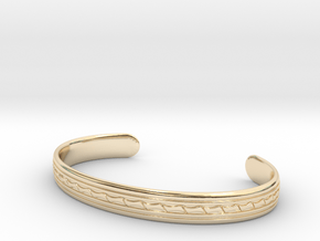 Bracelet Marocain 160 in 14k Gold Plated Brass