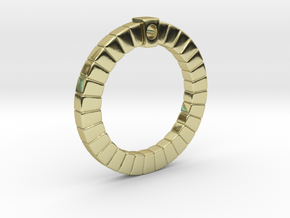 Moongate Necklace in 18k Gold Plated Brass
