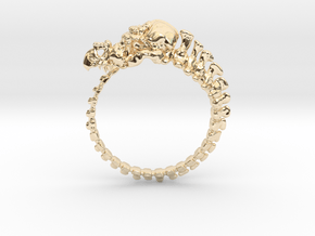Dragon Ring - Size 9  in 14K Yellow Gold