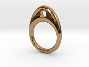 Hole Ring in Polished Brass