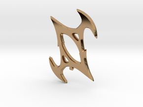 Symbol of Torment in Polished Brass