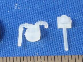 Gas Meters X10 and Electric Meters X12 HO Scale in Smooth Fine Detail Plastic
