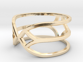 Gothic Ring Size 6 in 14K Yellow Gold