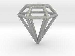 Pendant 'Diamond 3D' in Aluminum
