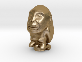 Fertility Idol (Indiana Jones) 2.5 Inches in Polished Gold Steel