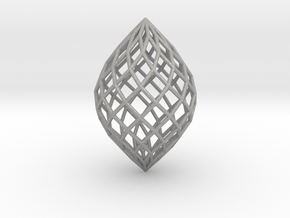  0513 Polar Zonohedron E [11] #001 in Aluminum