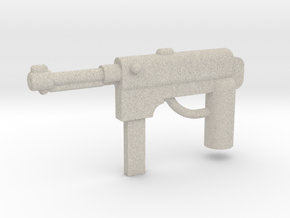 MP40 Minifigure Gun 1.0 in Natural Sandstone