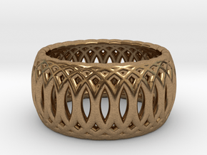 Ring of Rings - 17.5mm Diam in Natural Brass