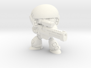 COLONIAL INFANTRY SNIPER in White Processed Versatile Plastic