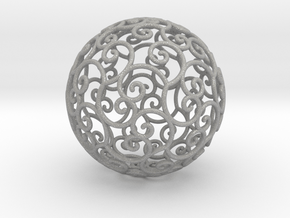 Triskel celtic sphere 3b ( 2,8+4 - 4 cm ) in Aluminum