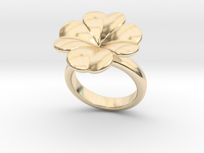 Lucky Ring 14 - Italian Size 14 in 14K Yellow Gold