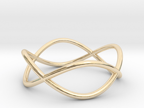 Size 6 Infinity Ring in 14K Yellow Gold