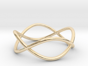 Size 9 Infinity Ring in 14K Yellow Gold