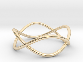 Size 10 Infinity Ring in 14K Yellow Gold