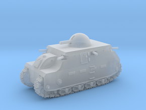 Fiat 2000 (6mm - 1/285 scale) in Smooth Fine Detail Plastic