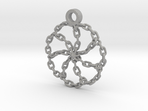 Chain Link Pendant in Aluminum