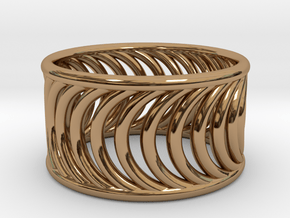 Ring of Rings V4 - 18.5mm Diam in Polished Brass