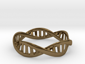 DNA Bracelet (Medium) in Polished Bronze