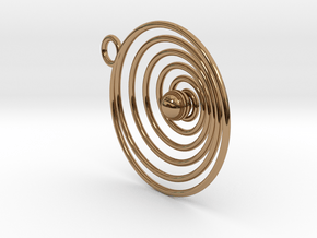 Spiral in Polished Brass