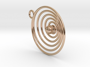 Spiral in 14k Rose Gold Plated Brass