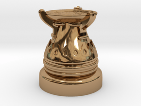 28mm Egyptian Cauldron  in Polished Brass