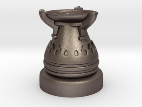 28mm Egyptian Cauldron  in Polished Bronzed Silver Steel