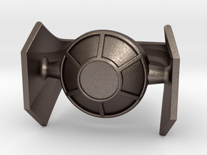 Imperial TIE Advanced x1 in Polished Bronzed Silver Steel: 7.5 / 55.5