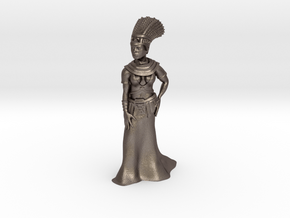 35mm Cleopatra in Polished Bronzed Silver Steel