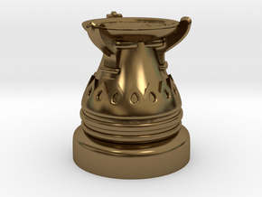 35mm Egyptian Cauldron  in Polished Bronze