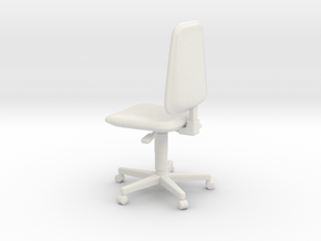 Chair 03. 1:24 scale in White Natural Versatile Plastic