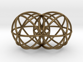 Genesis Spheres 2" x 3" in Natural Bronze