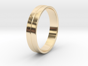 Ø0.674 inch/Ø17.13 mm Ring in 14K Yellow Gold