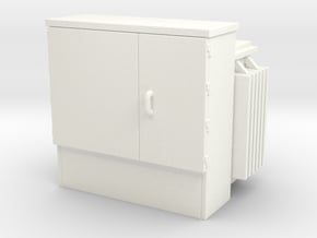 Transformer 01. HO Scale (1:87) in White Processed Versatile Plastic