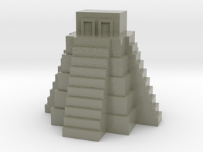 Ziggurat, Mayan Temple in Glossy Full Color Sandstone